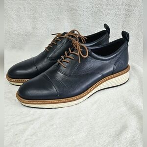 Ecco st.1 size 7 Derby shoe night sky blue